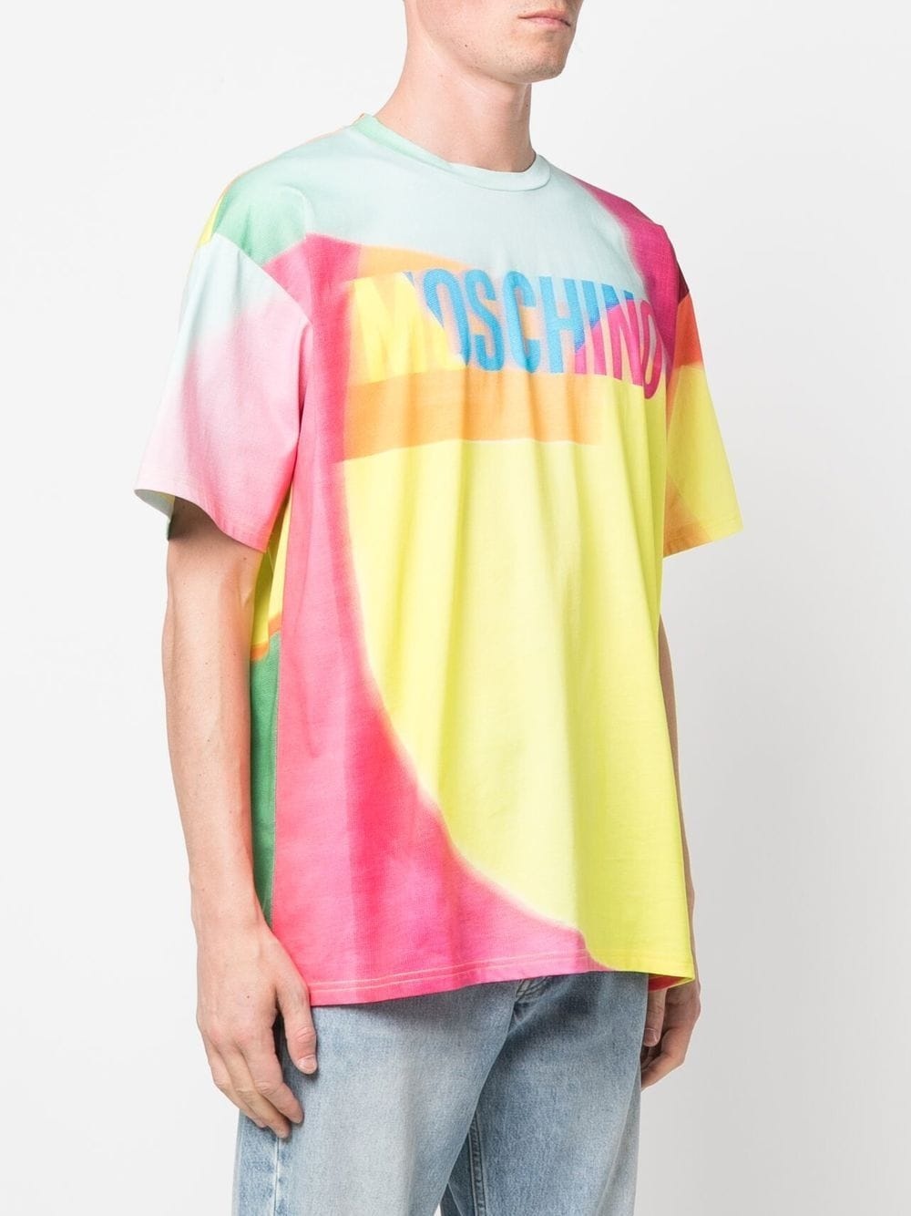 logo colour-block T-shirt - 3