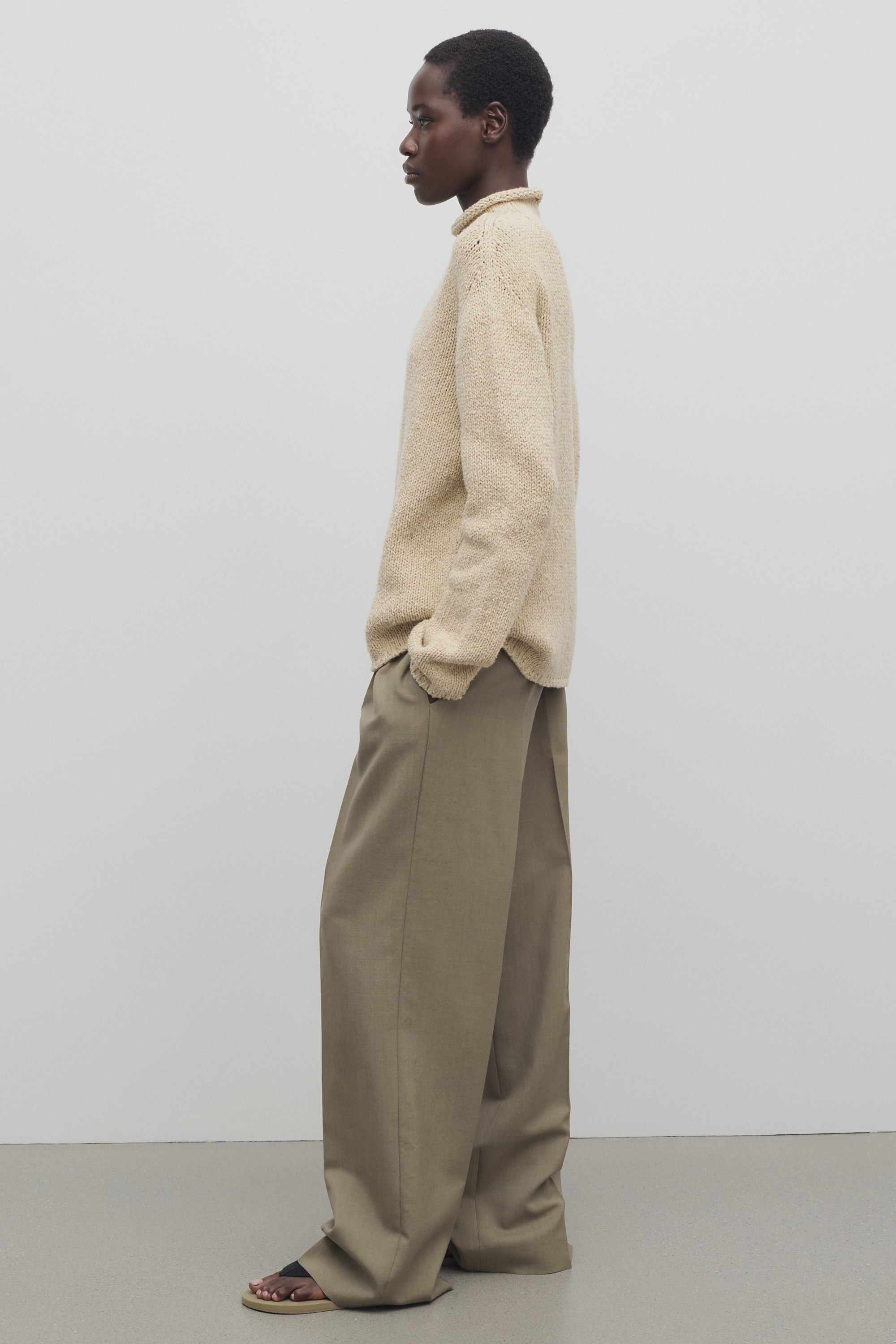 Bogat Pant in Wool and Mohair - 4