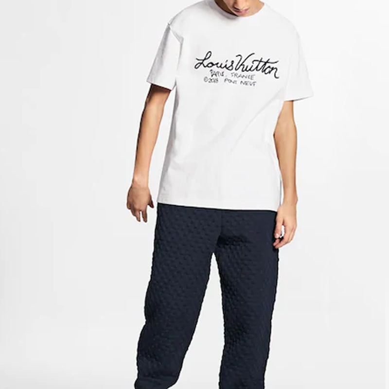 LOUIS VUITTON LV Featured Embroidered For Men White 1A7XNE - 3