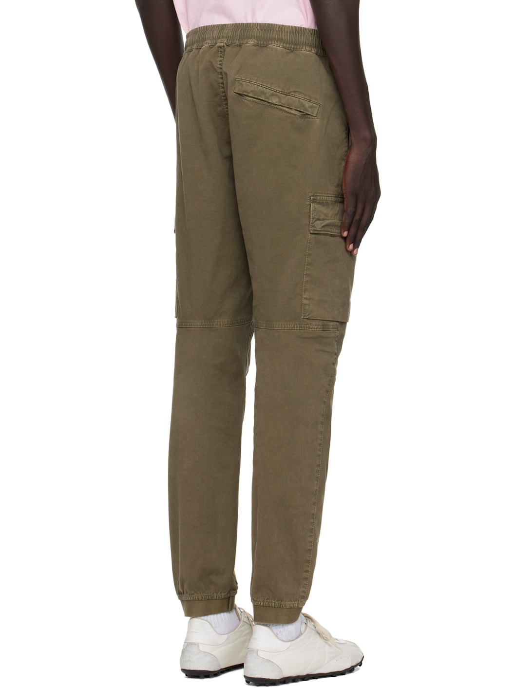 Green 3100033 Stretch Organic Broken Twill Cotton Cargo Pants - 3