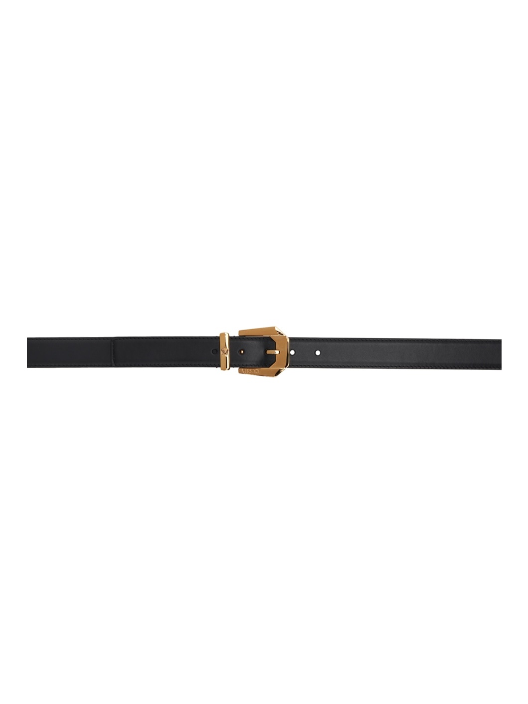 Black Medusa Heritage Leather Belt - 1