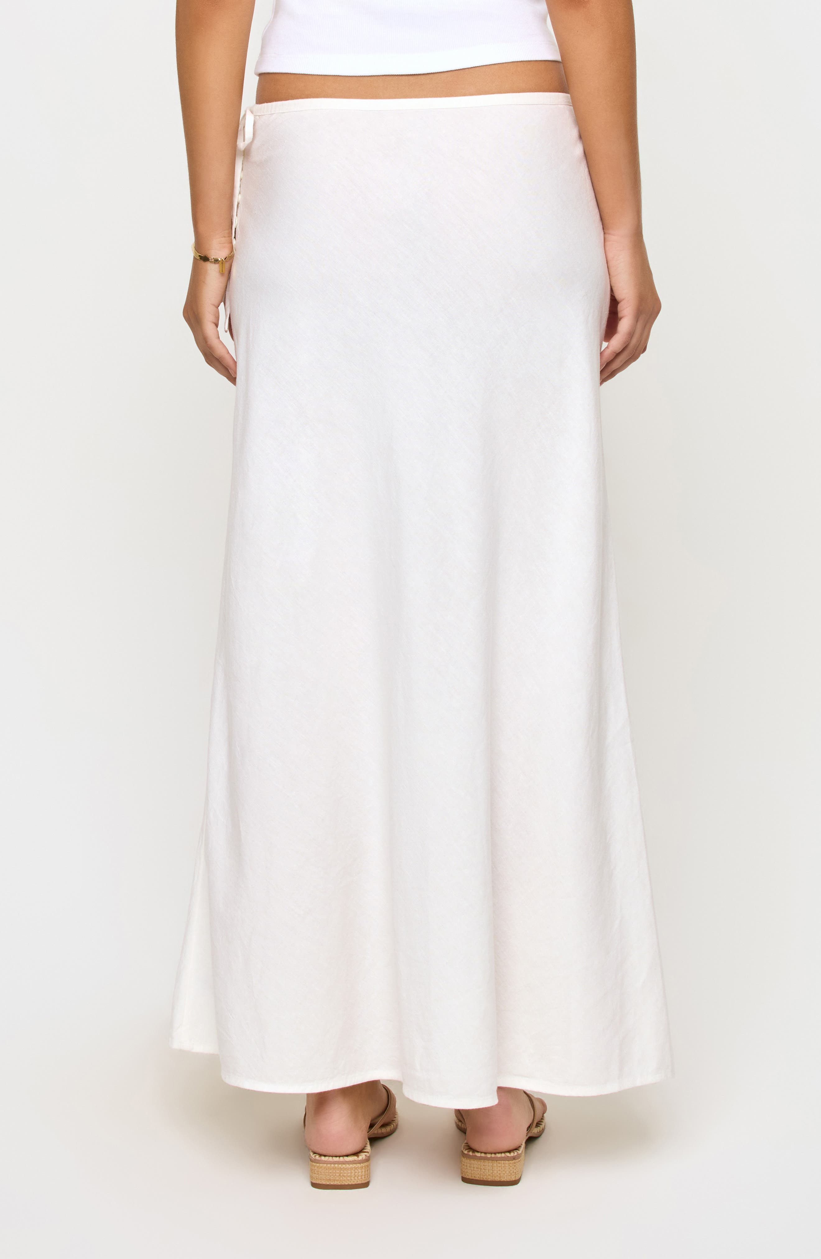 LSPACE Stop & Stare Cover-Up Maxi Skirt in Cream at Nordstrom - 2