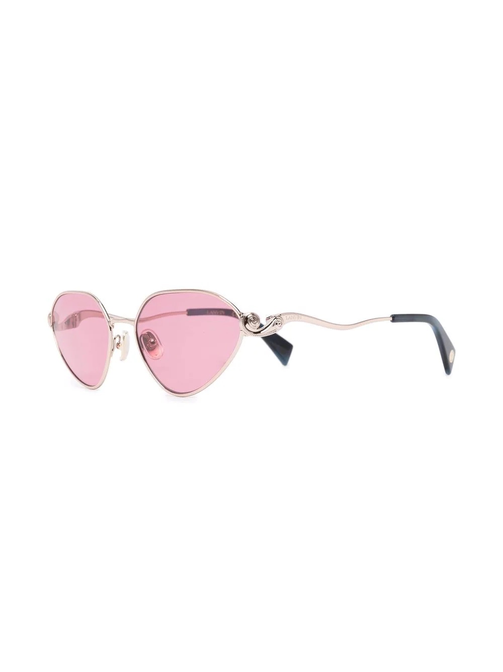 pink-tinted cat-eye sunglasses - 2