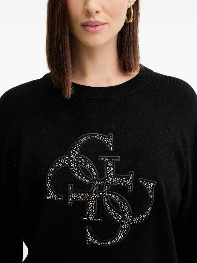 logo-appliqué sweater 4