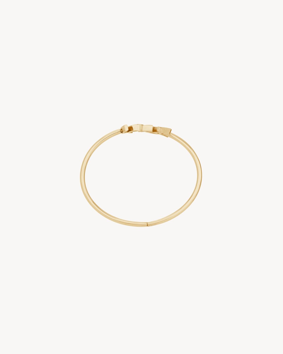CASSANDRE HINGED BANGLE IN 18K YELLOW GOLD - 4