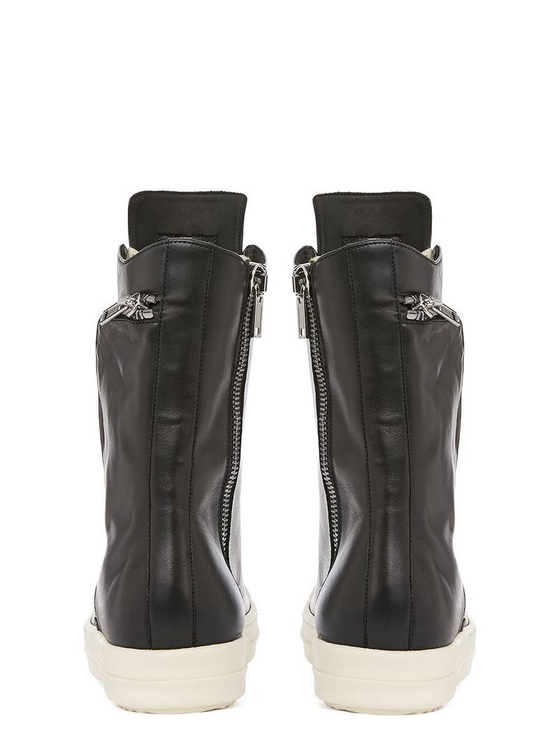 Black High Pocket Sneakers 4