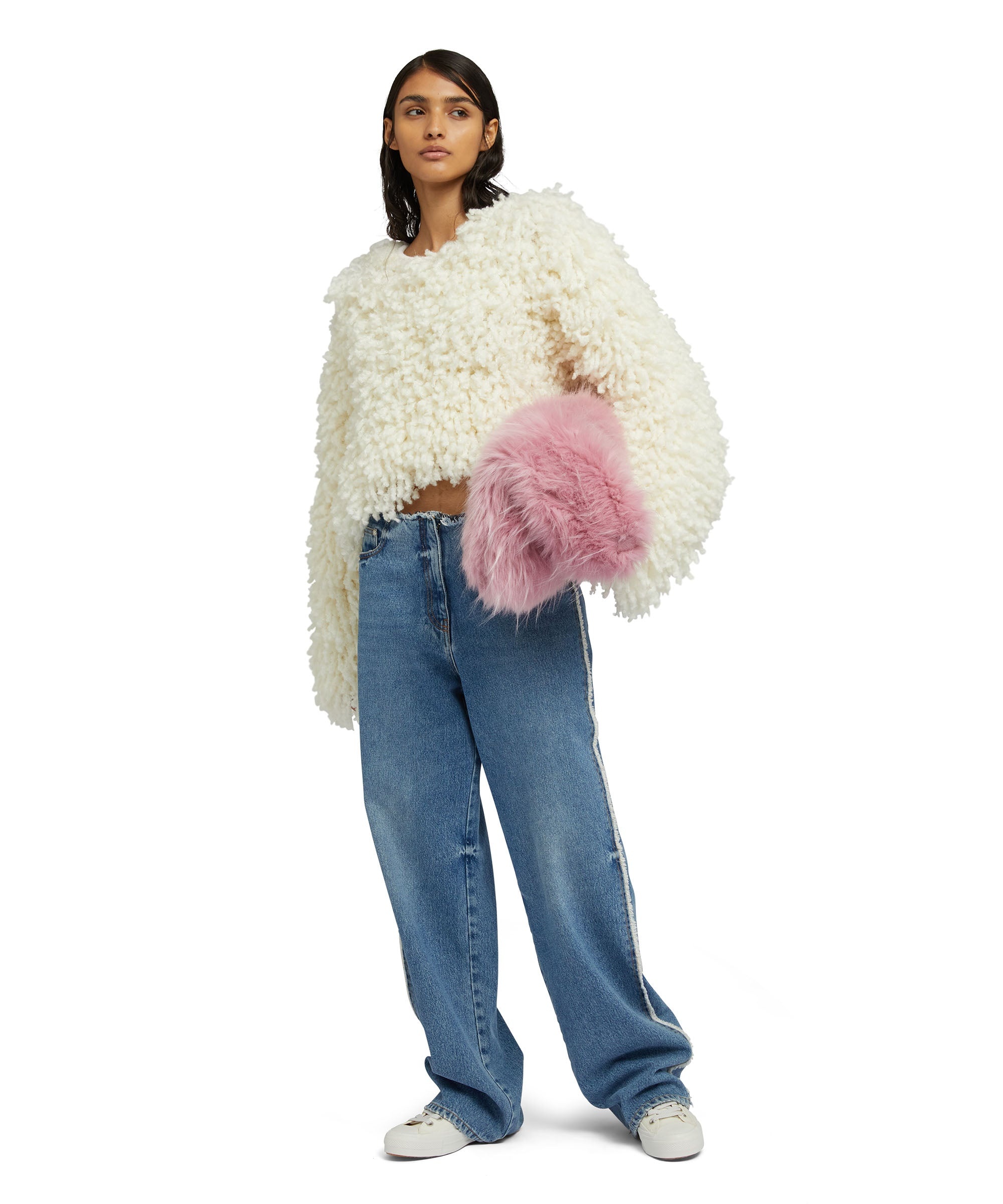 Sweater with "Boucle Meta fur" concept - 5