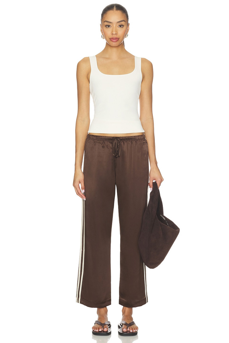 The Silk Stripe Crop Pant 5