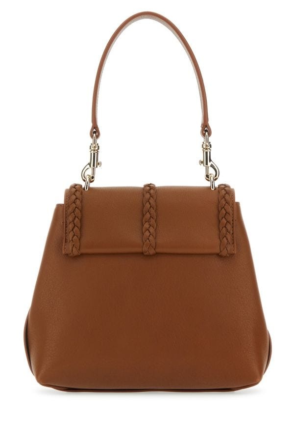 Brown leather small Penelope handbag - 3