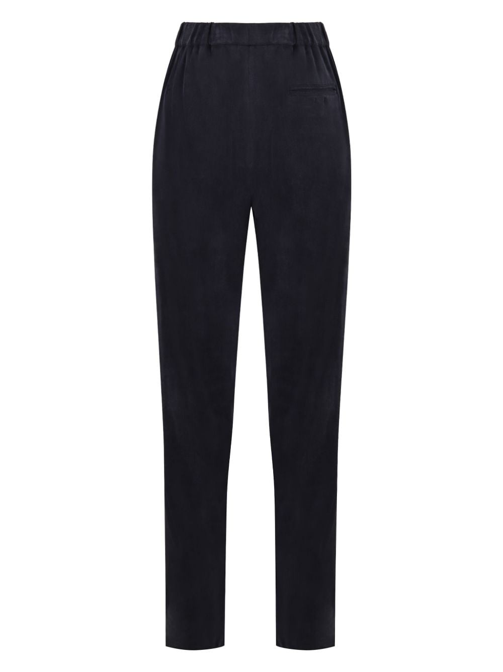 elasticated-waist tapered trousers - 2