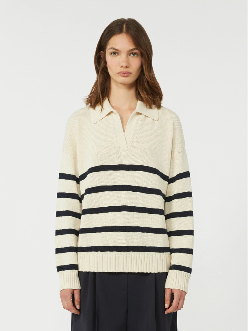 PANFILO Cotton yarn jumper - NAVY 3