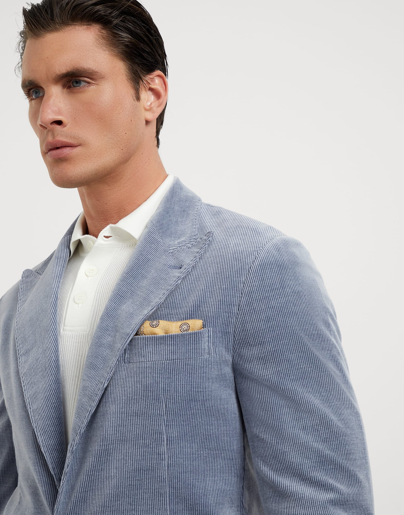 Silk pocket square with pattern - 3