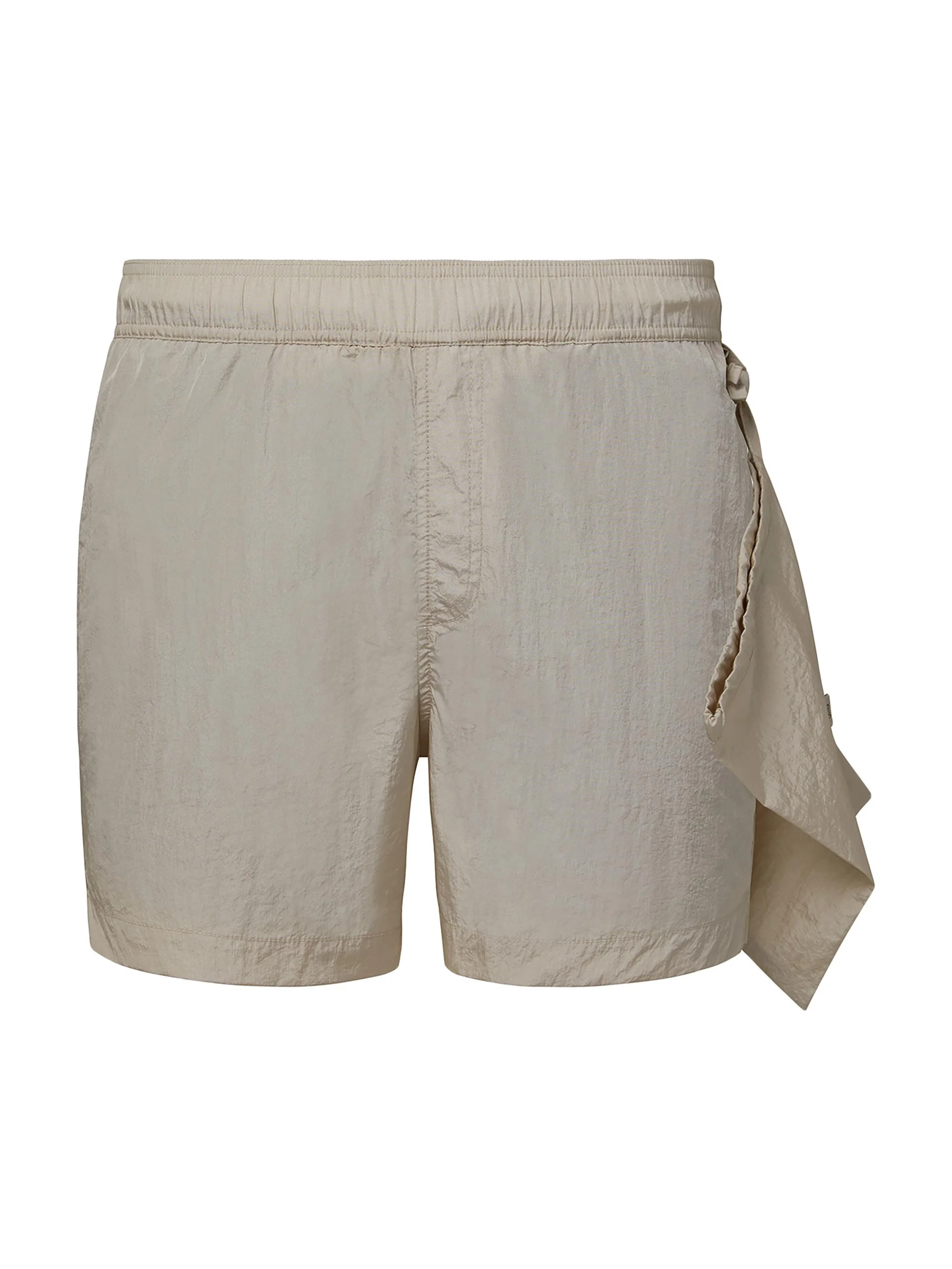 Men's Nylon Crinkle Multifunctional Shorts - Stone - 1
