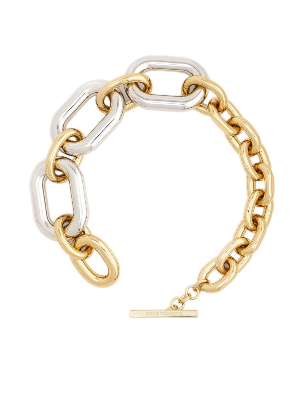 XL Link silver and gold-tone necklace - 3