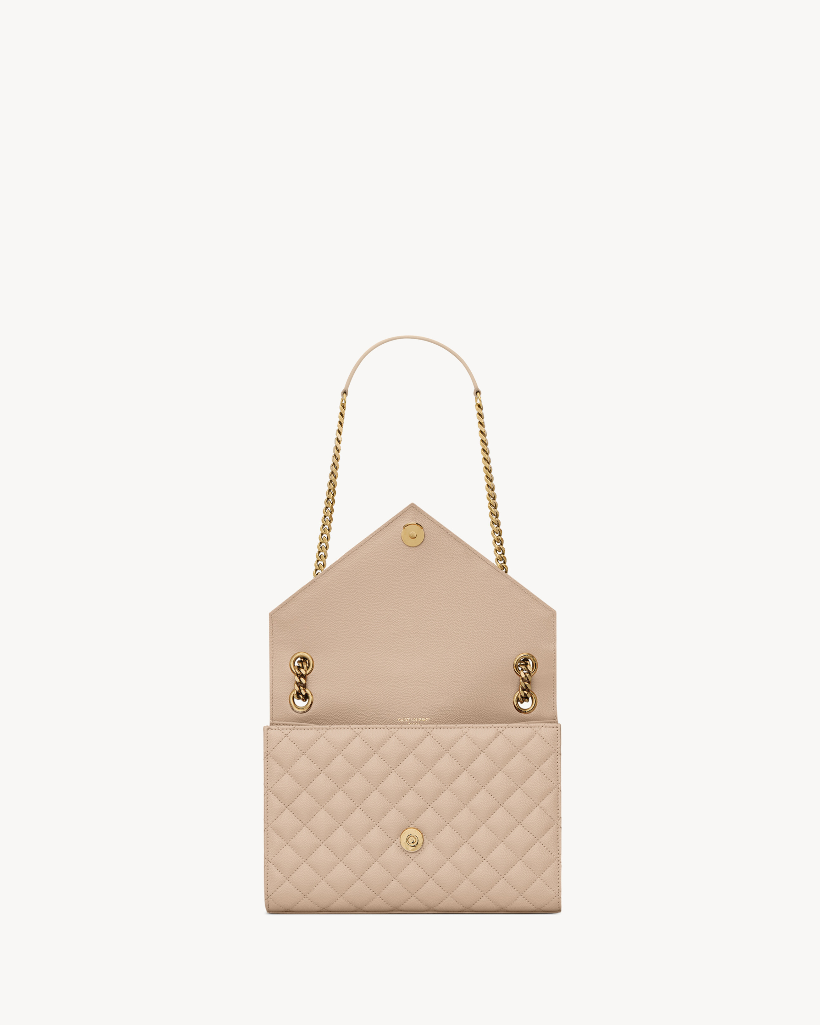ENVELOPE MEDIUM IN QUILTED GRAIN DE POUDRE EMBOSSED LEATHER - 4