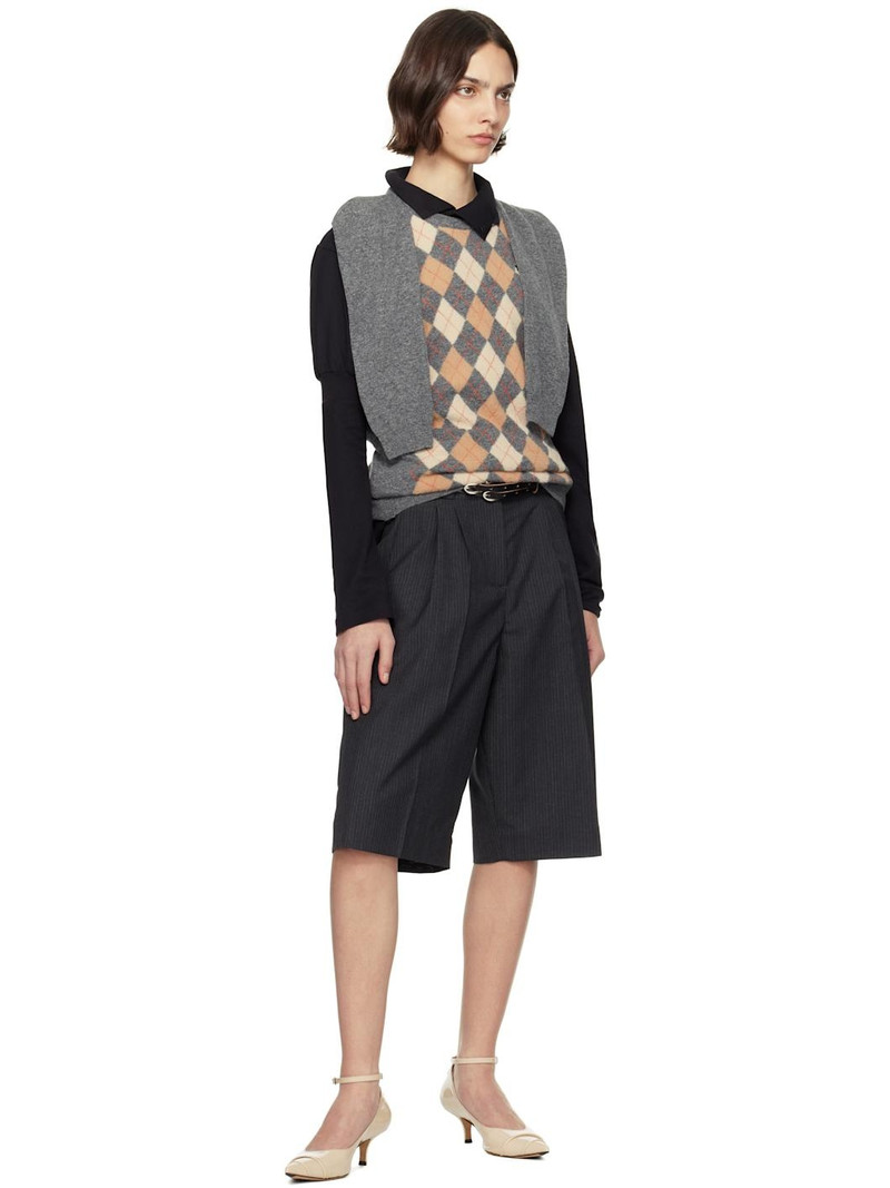 HODAKOVA geometric-pattern vest outlook