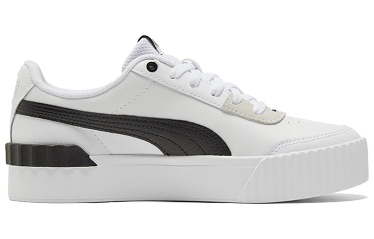 (WMNS) PUMA Carina Lift Shoes Black/White/Grey 373031-16 - 2