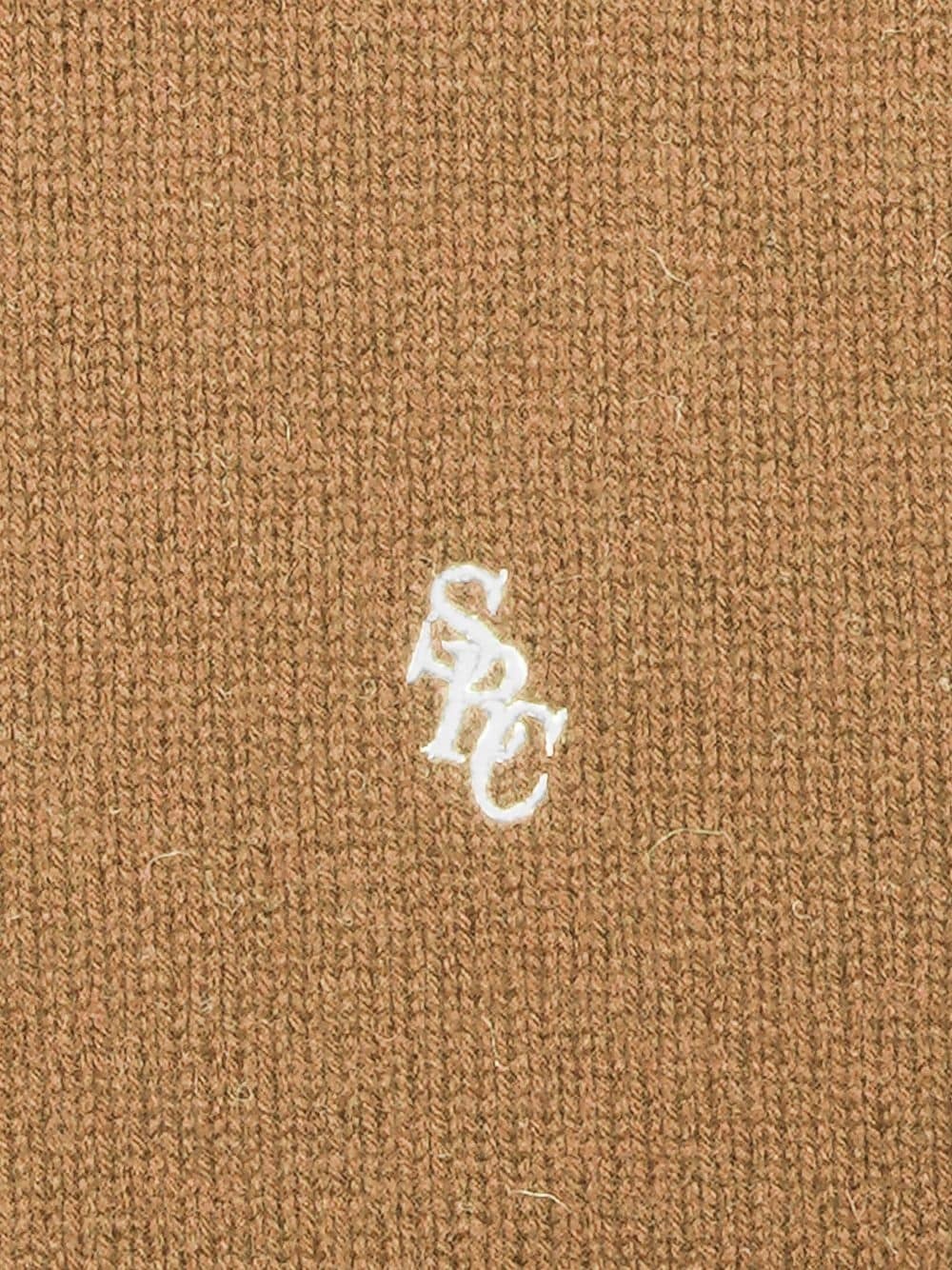 logo-embroidered wool jumper - 3