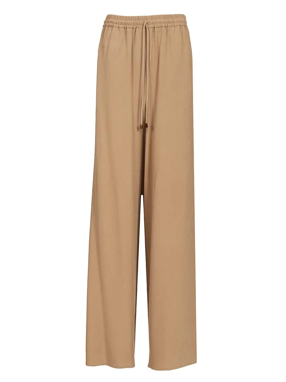 Max Mara Women "Genero" Wide-Leg Washed Silk Trousers - 1