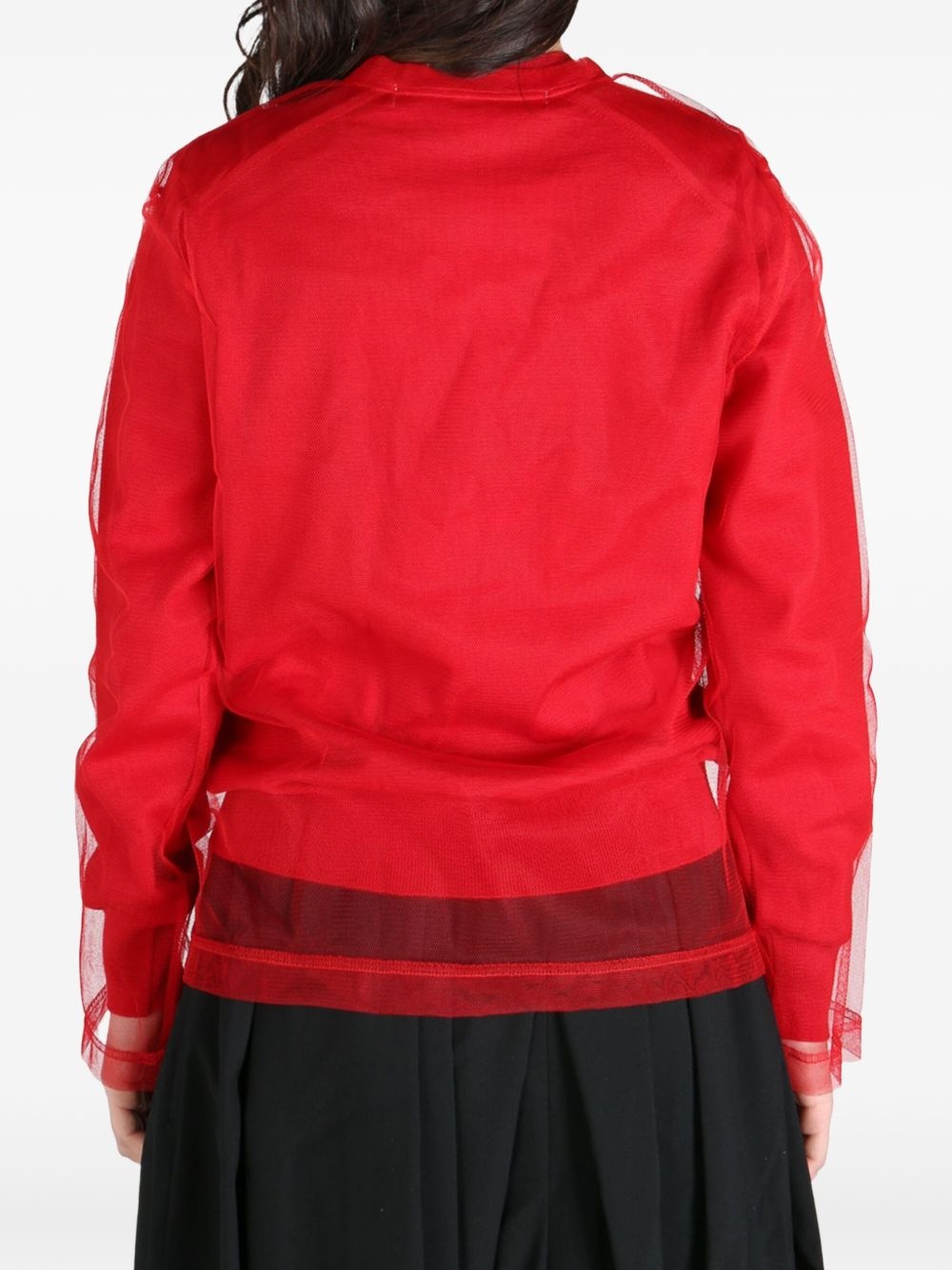 layered cardigan - 5