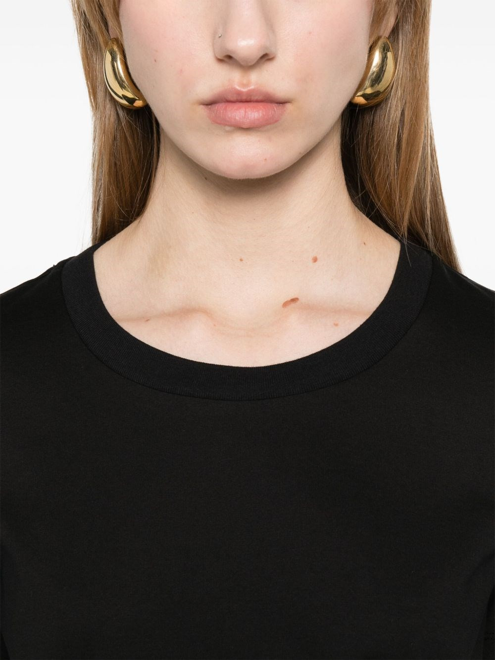 Embroidered cotton t-shirt - 4