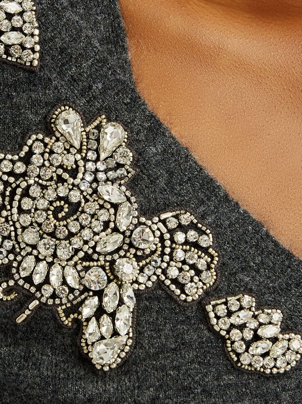 cropped V-neck cardigan - 5