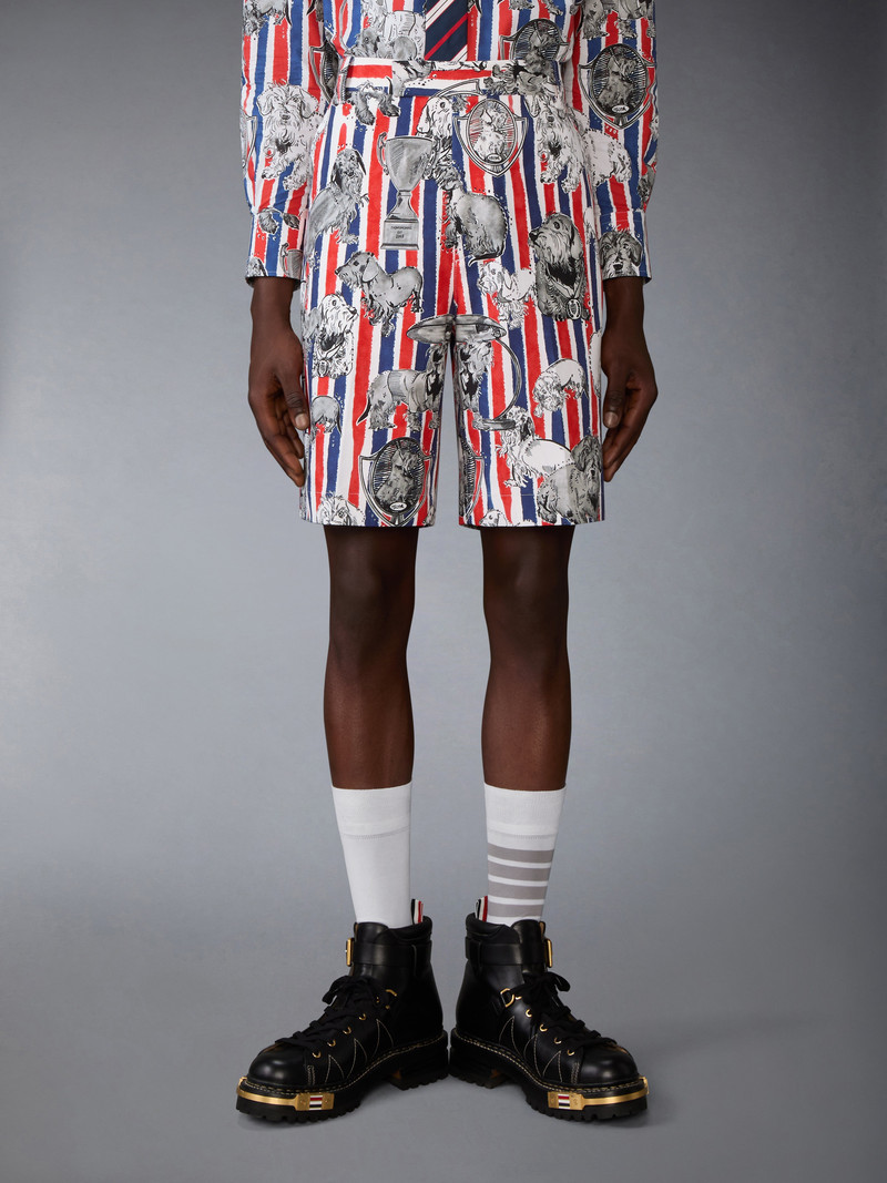 Thom Browne CANVAS HECTOR UTILITY CHINO SHORTS outlook
