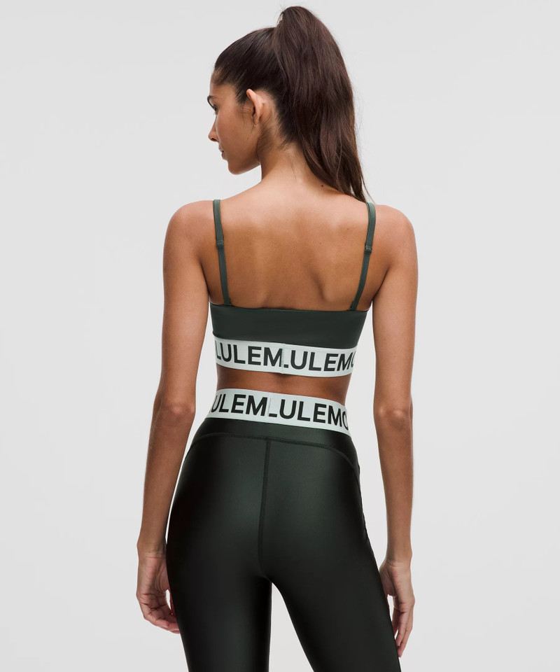 lululemon Satin Shine Logo Train Bra *Light Support, A/B Cup outlook