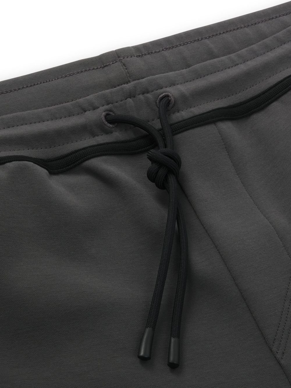 drawstring track shorts - 6