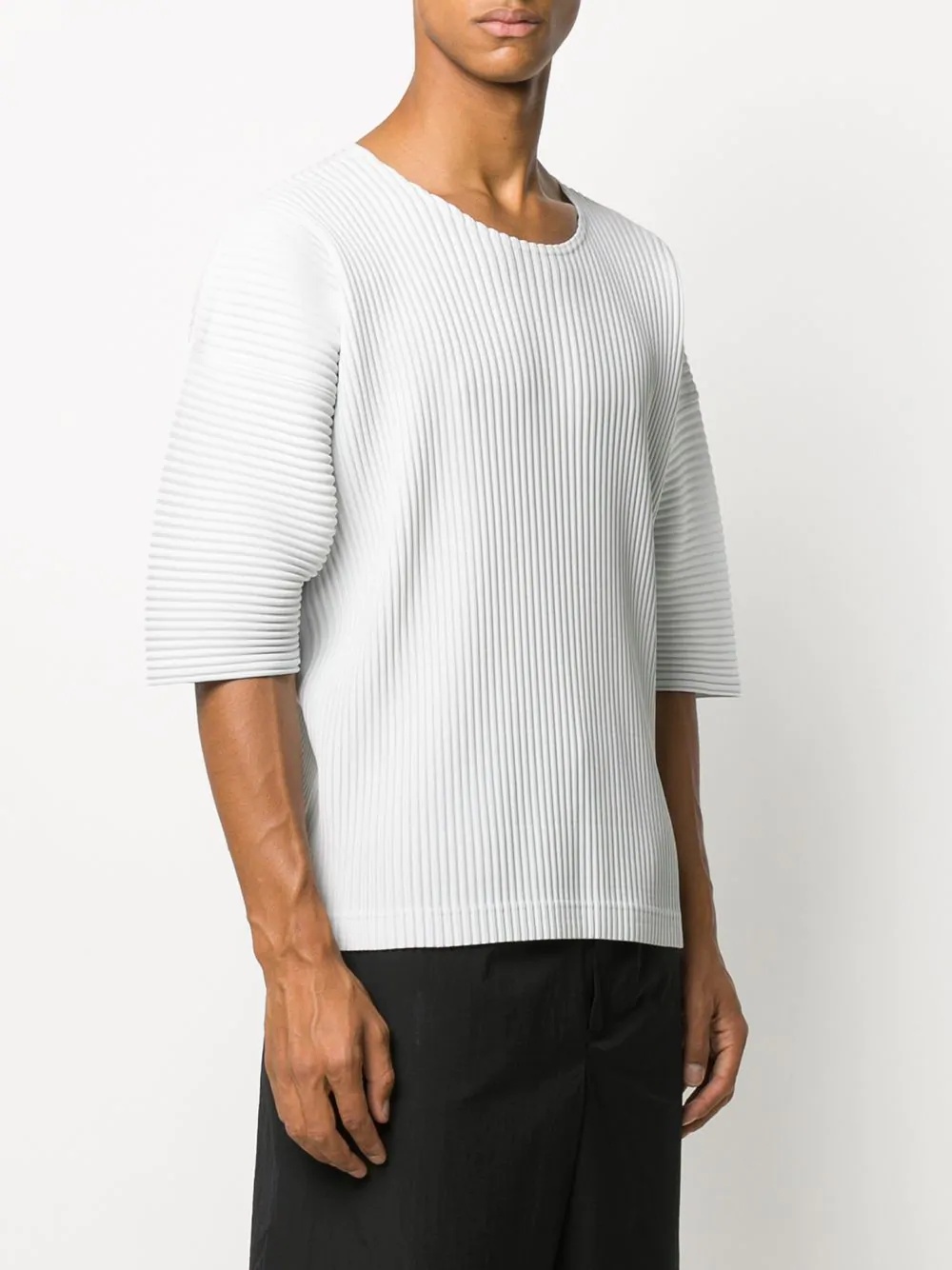 pleated short-sleeve T-shirt - 3