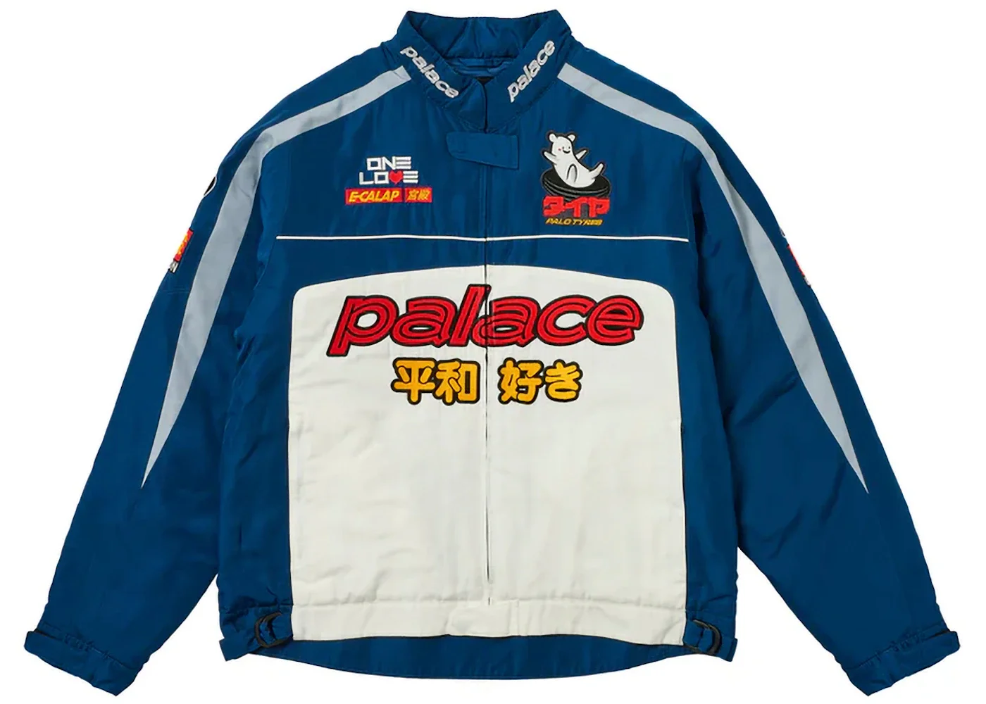 Palace Faster Jacket Navy/White - 1