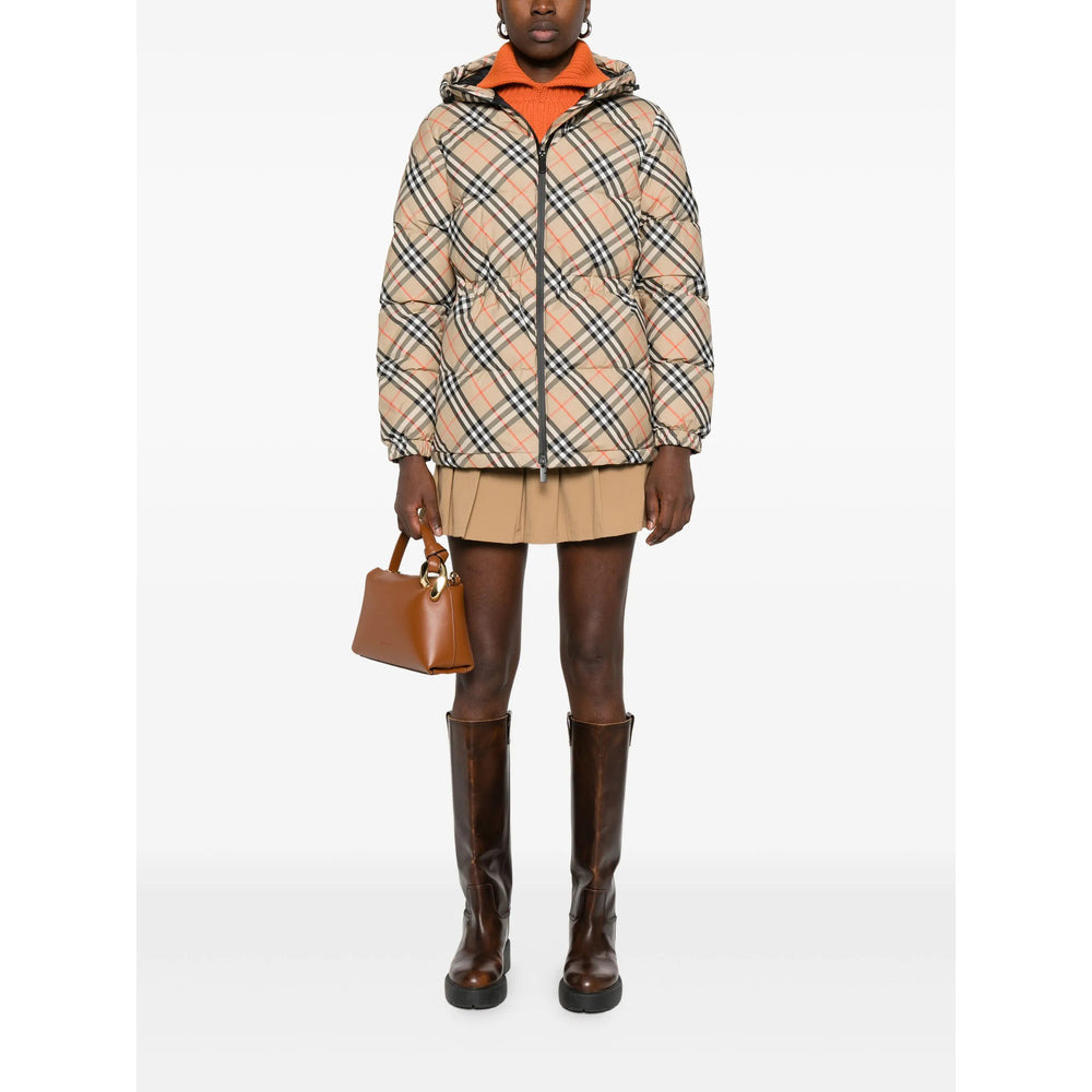Burberry Neutrals Jackets - Puffer Jackets Women - 4