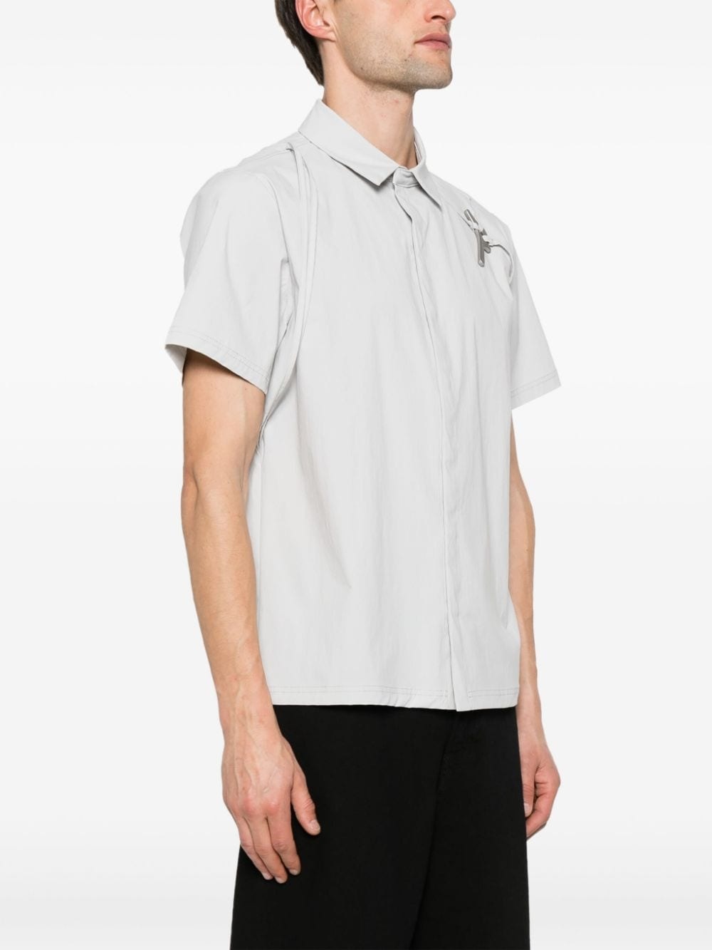 hardware-detailed shirt - 3