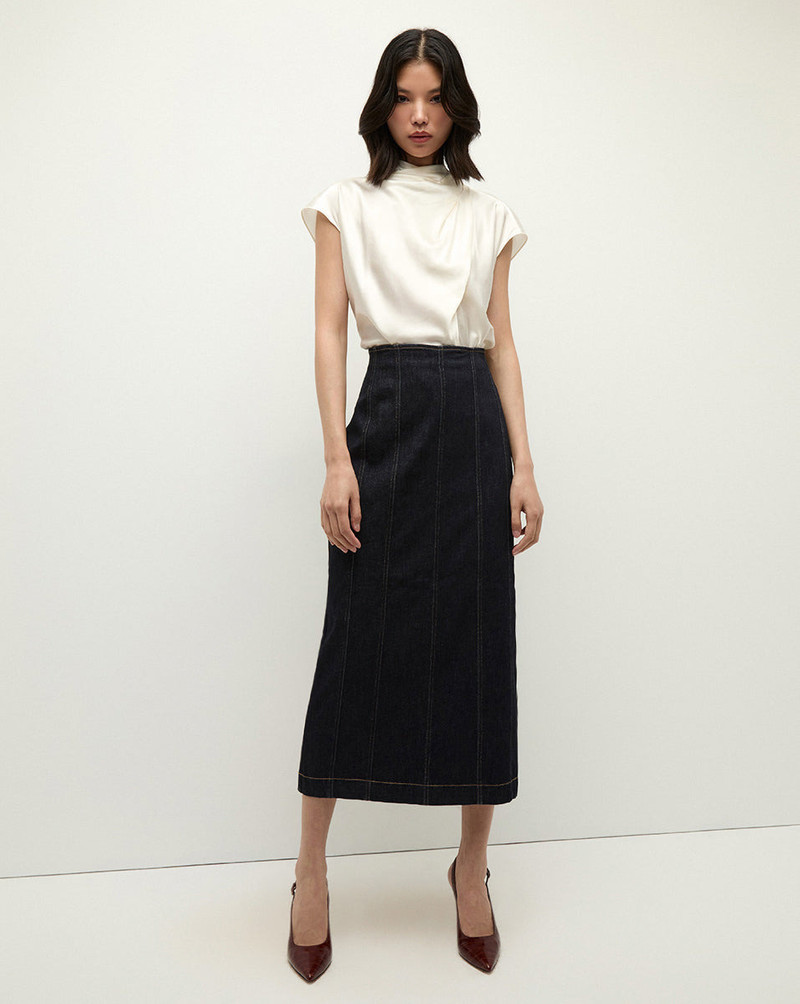 VERONICA BEARD LEILANY SILK TOP outlook