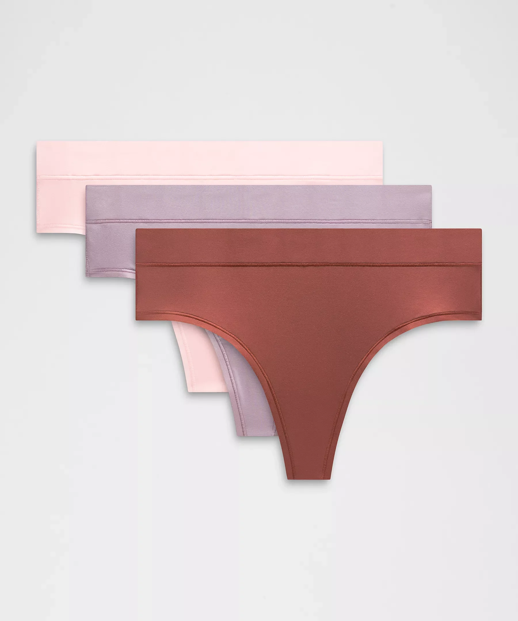 UnderEase High-Rise Thong Underwear *3 Pack - 1