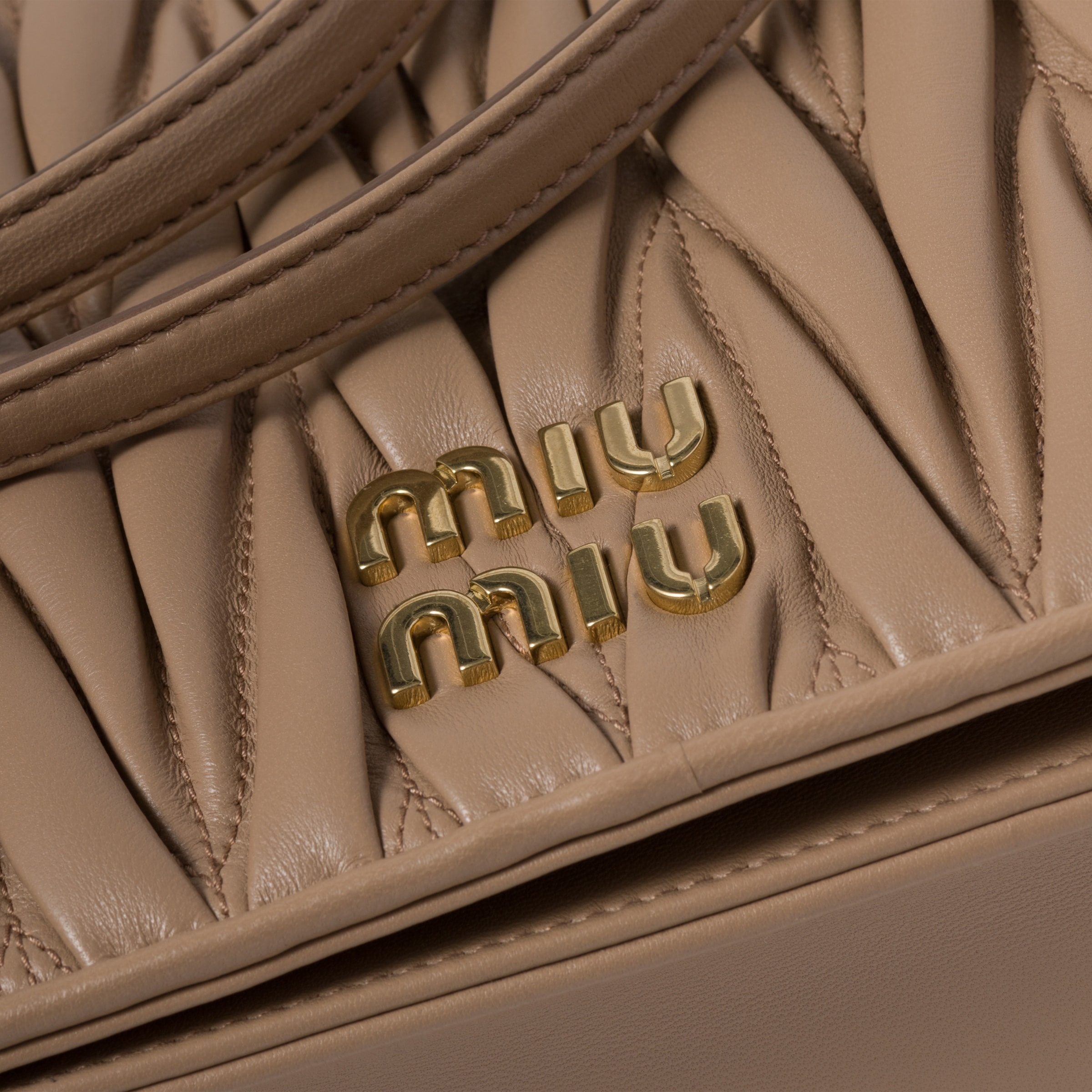 Matelassé nappa leather bag - 7