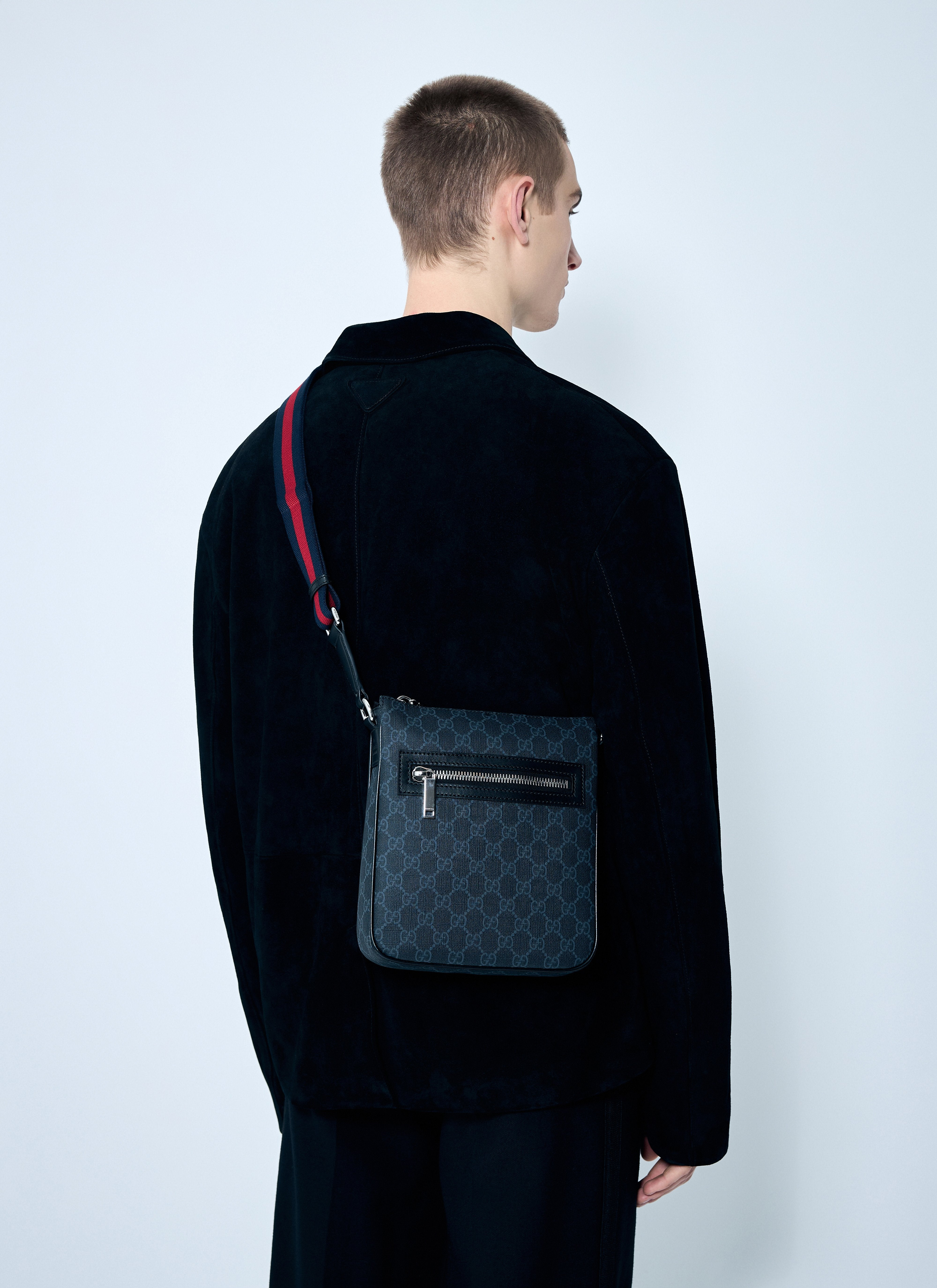Gucci Men Gg Crossbody Bag - 2
