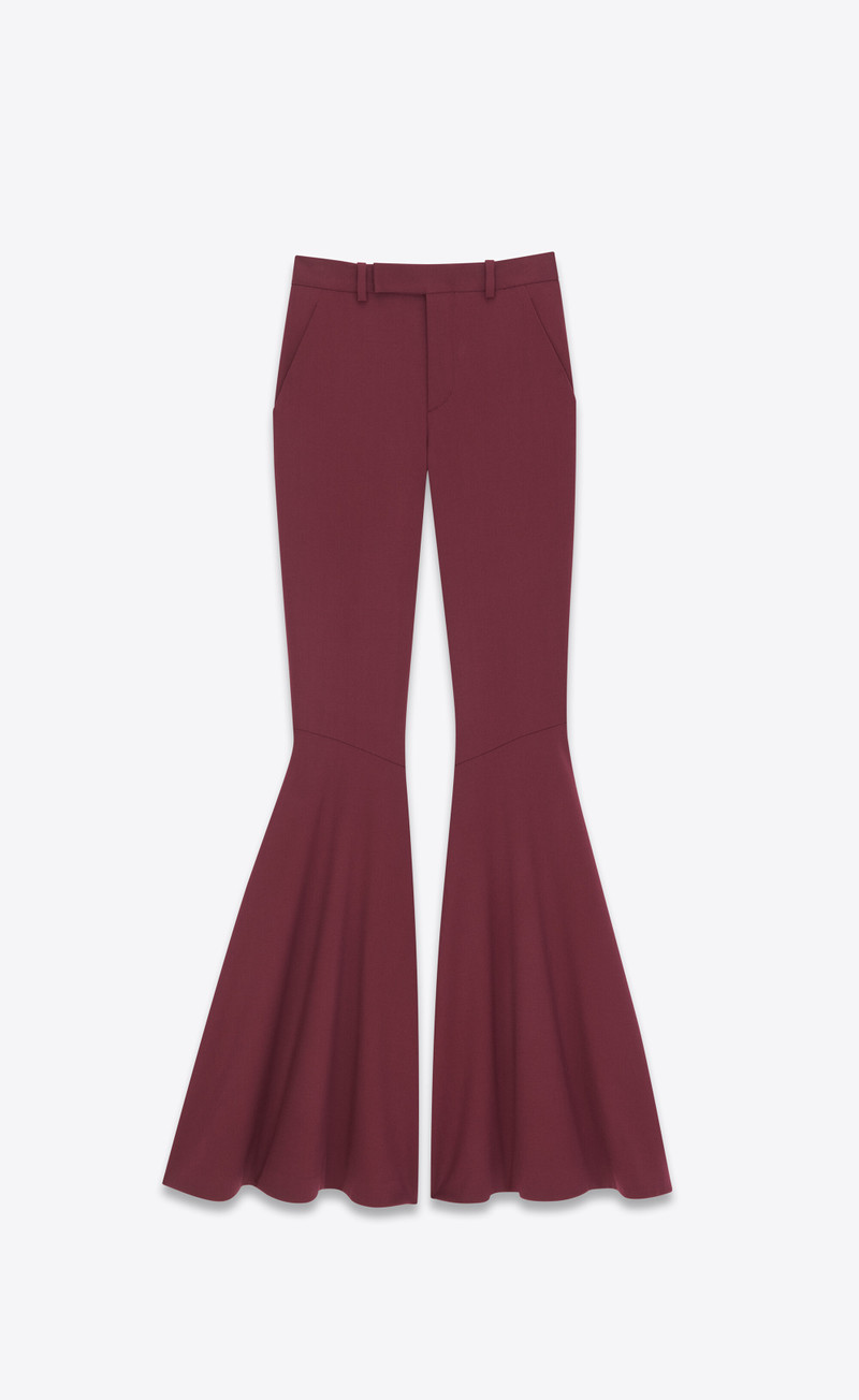 flared pants in gabardine 1