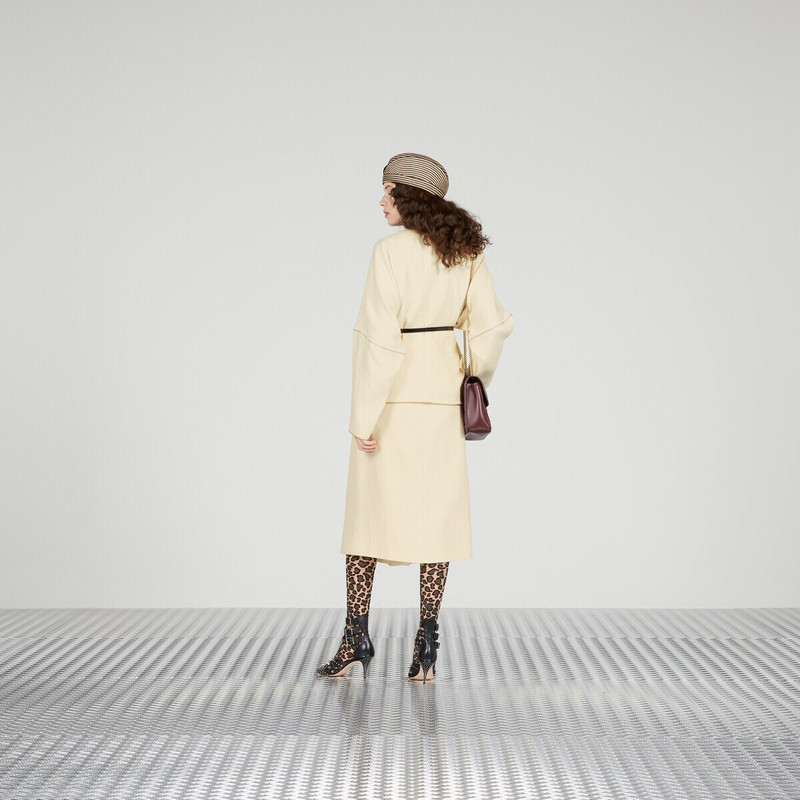 Oxford cotton shirt with pleats 3