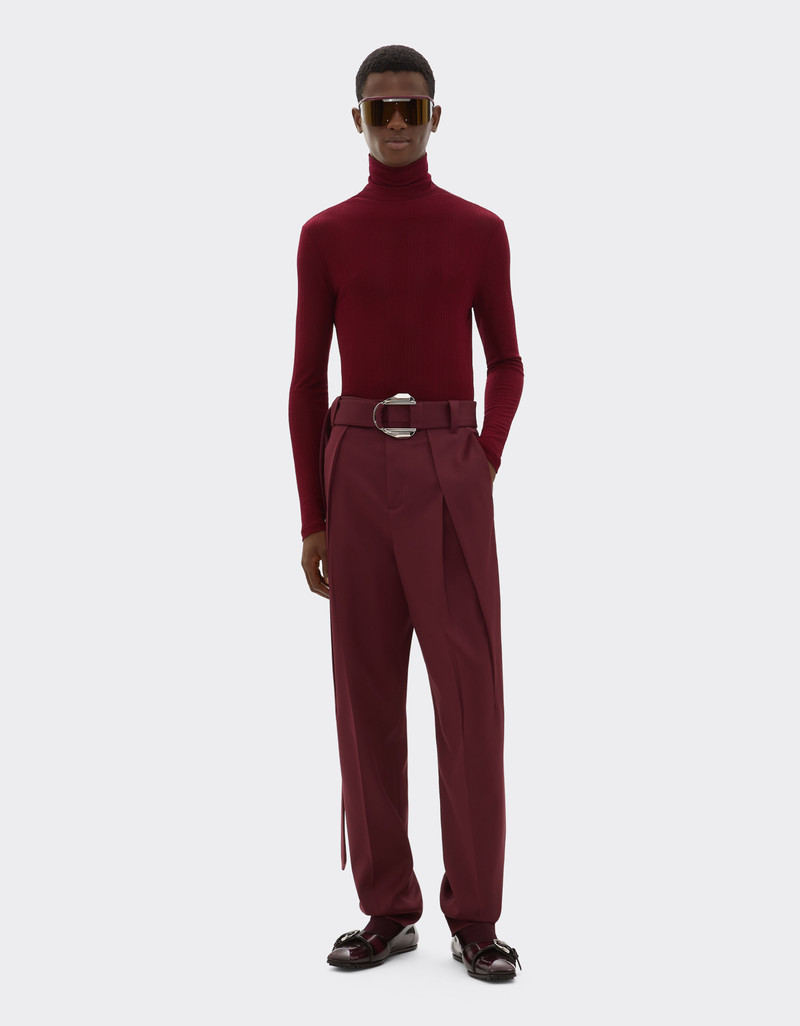 Ferrari High-neck jersey top outlook