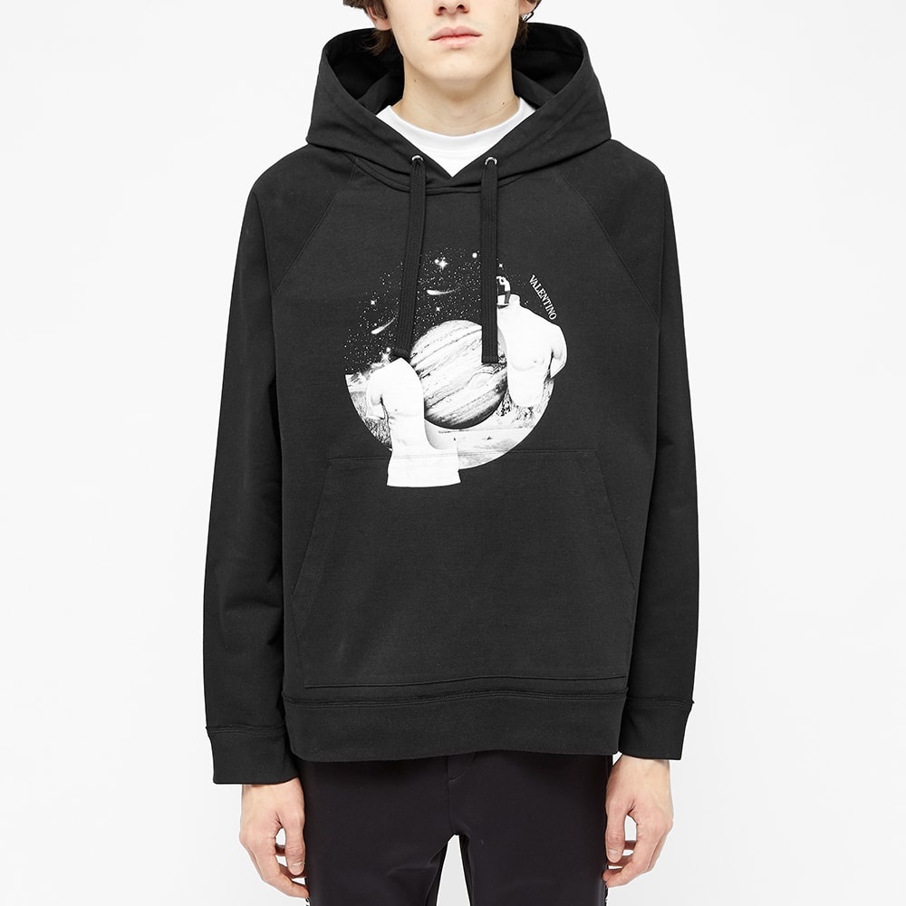 Valentino Cut and Sew Jupiter Popover Hoody - 3