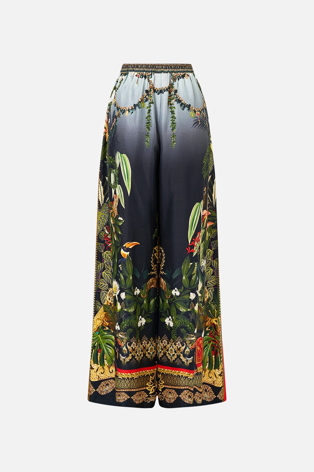 WIDE LEG TROUSER WITH FRONT POCKETS - 8
