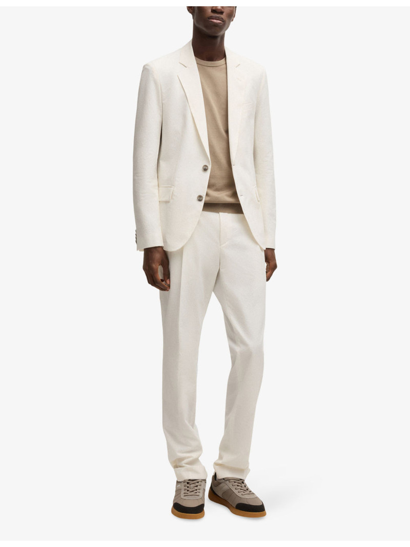 HUGO Slim-Fit Single-Breasted Woven Suit outlook