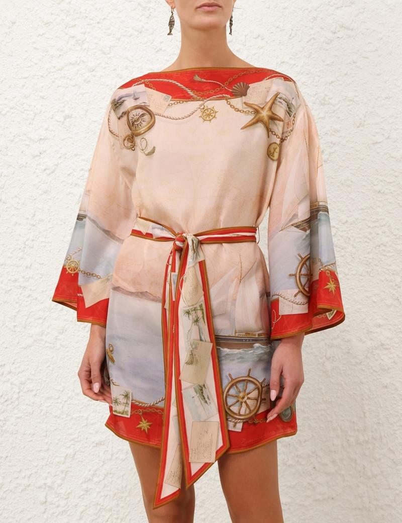 Zimmermann SCARBOROUGH TUNIC MINI DRESS outlook