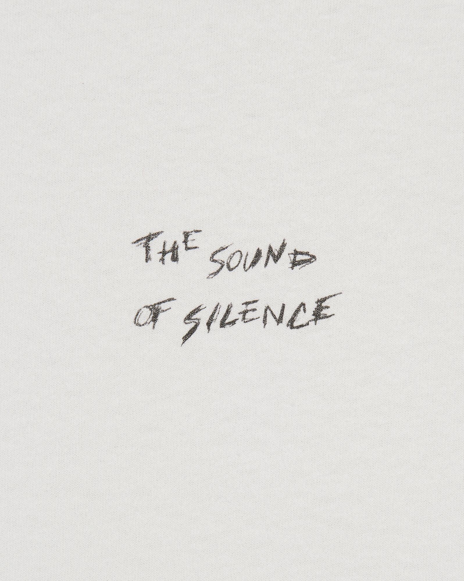 "sound of silence" t-shirt - 3