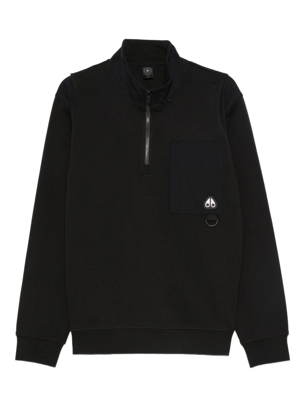 patch-pocket sweatshirt - 1