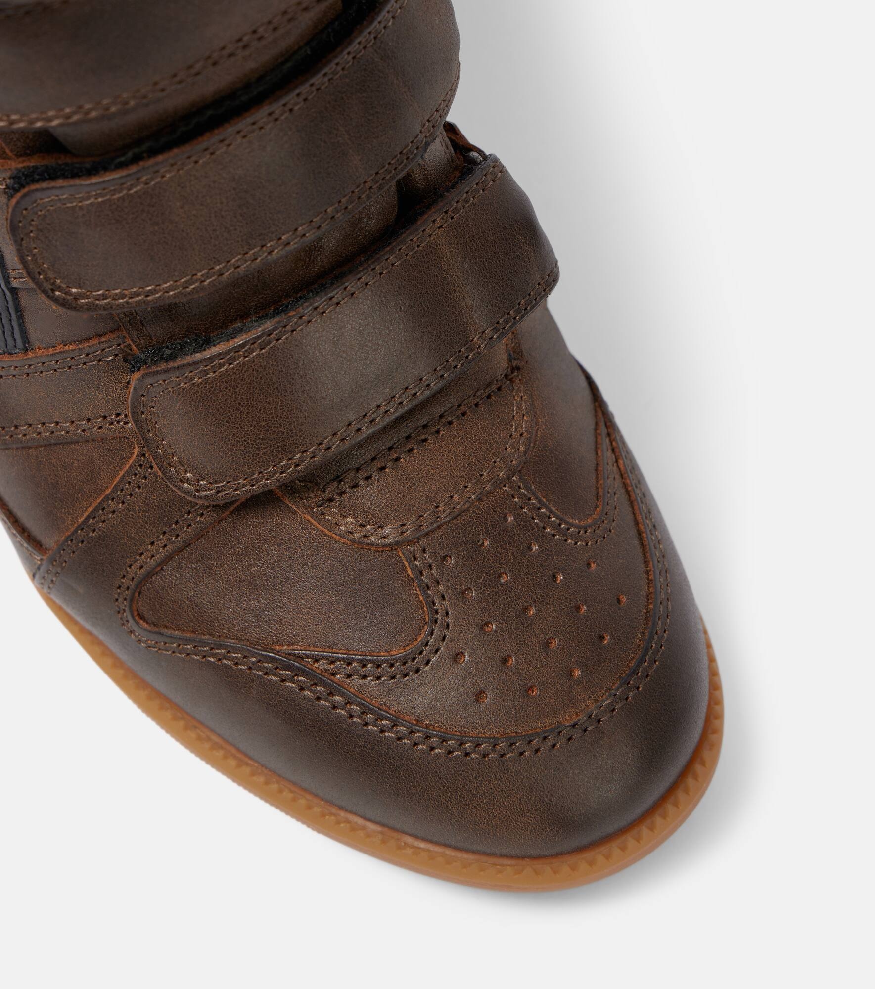 Bekett 70 shearling-trimmed sneakers - 5