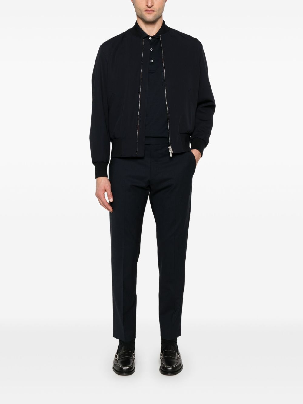 long-sleeved polo shirt - 2