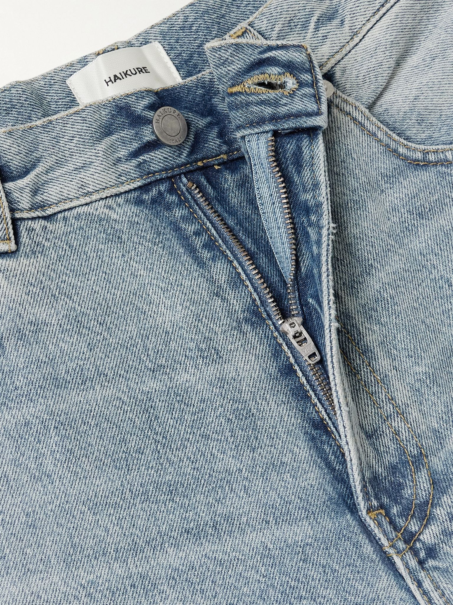 Bibi mid-rise barrel-leg jeans Light denim - 5