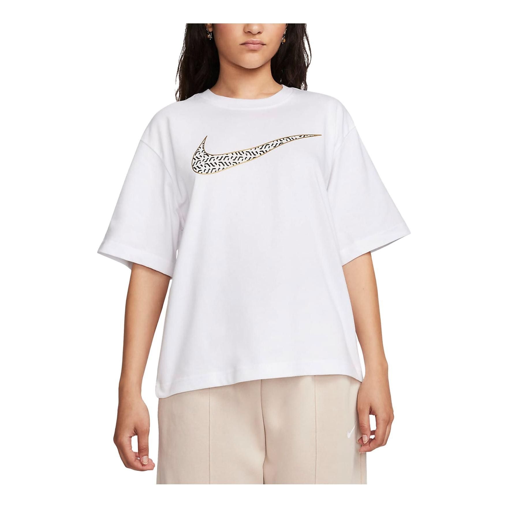 (WMNS) Nike Sportswear Boxy T-Shirt 'White' FJ2714-100 - 1